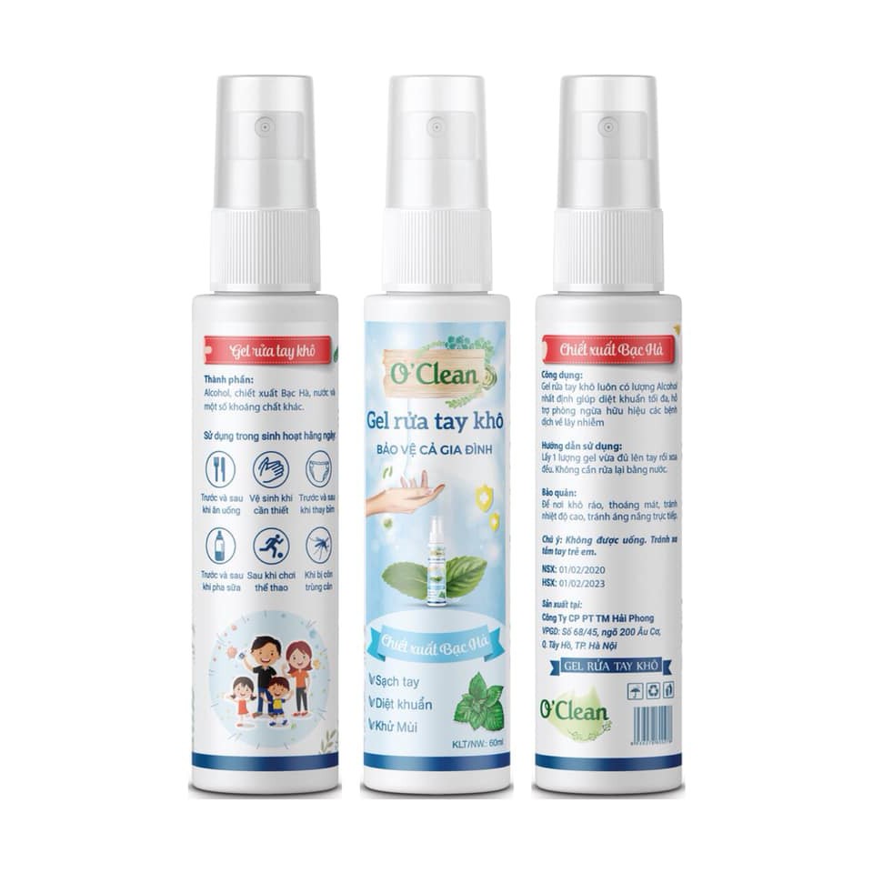 GEL RỬA TAY KHÔ KHÁNG KHUẨN