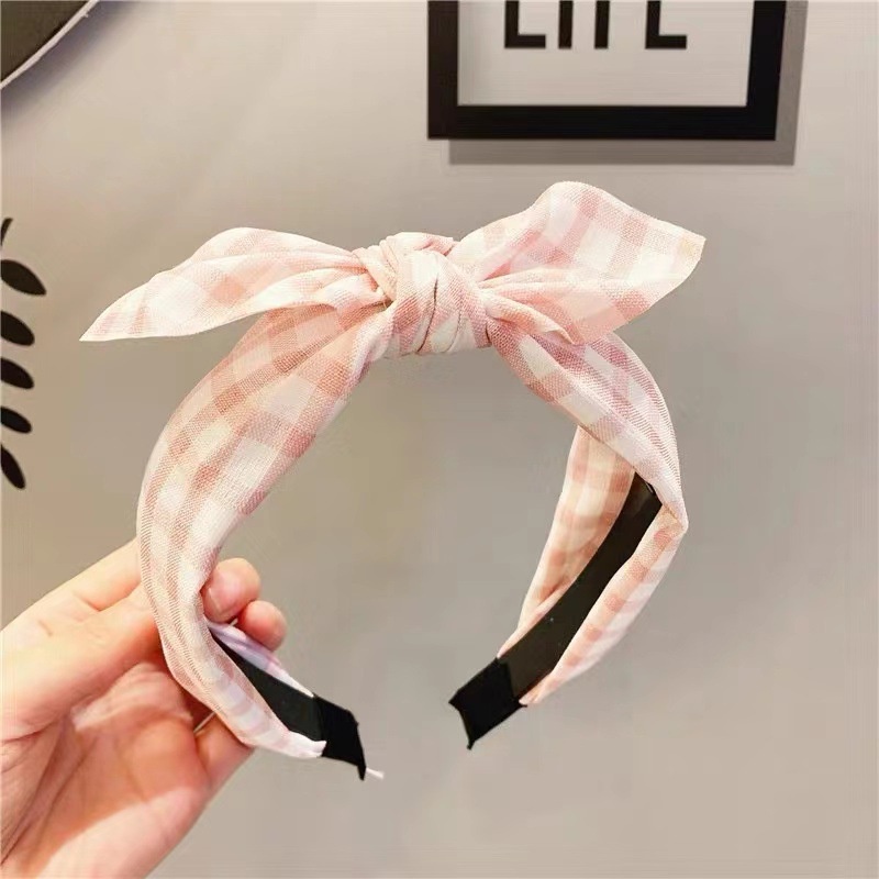 Băng Đô Nơ Vải Phong Cách Hàn Quốc Thời Trang Cho Nữ