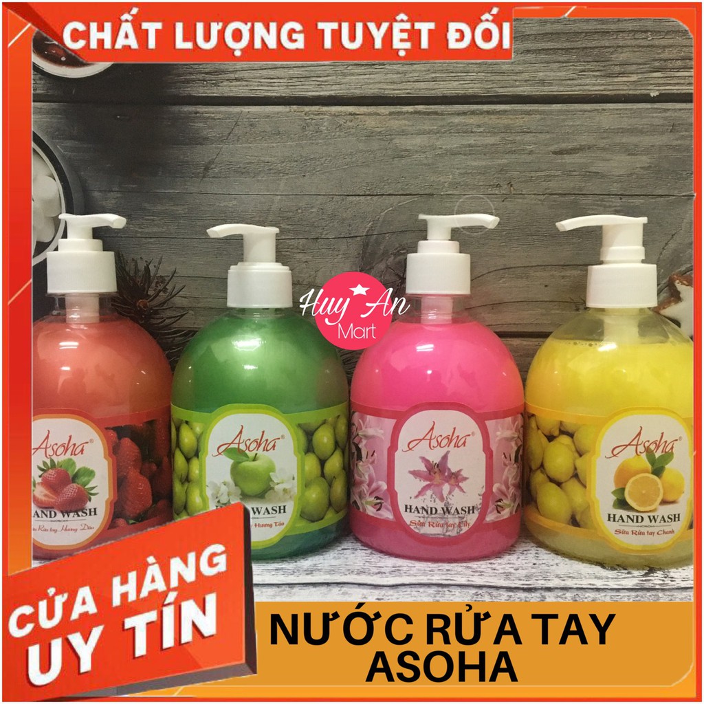 Nước rửa tay CAO CẤP Asoha các vị HÀNG VIỆT