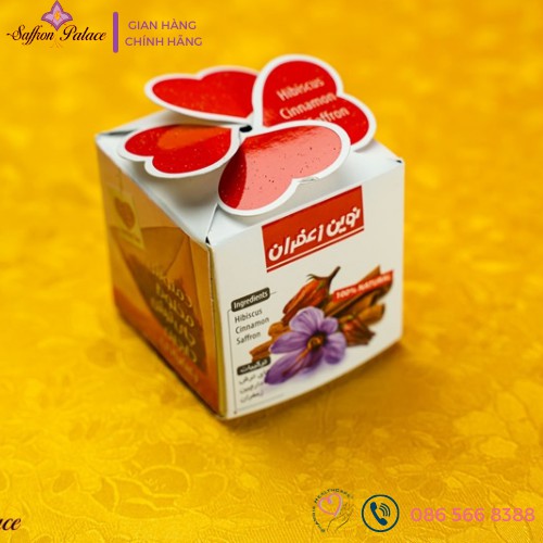 Hộp quà Saffron Palace: Quà biếu Tết, tặng quà sếp, ân nhân, quà tặng người thân yêu rất thiết thực, tốt cho sức khỏe