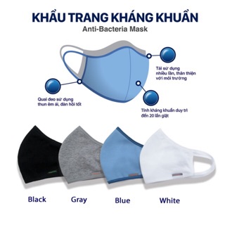 Set khẩu trang vải có lớp kháng khuẩn Freeman
