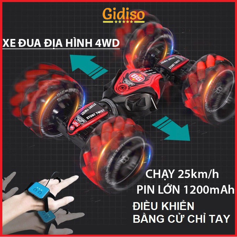 Xe Ô TÔ Địa Hình 4WD Điều khiển từ xa có 2 Chế Độ Điều Khiển Remote và Bằng Tay 2in1 NKT480 - GIDISO