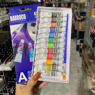 Mầu vẽ cọ bản nail cao cấp 12 mầu
