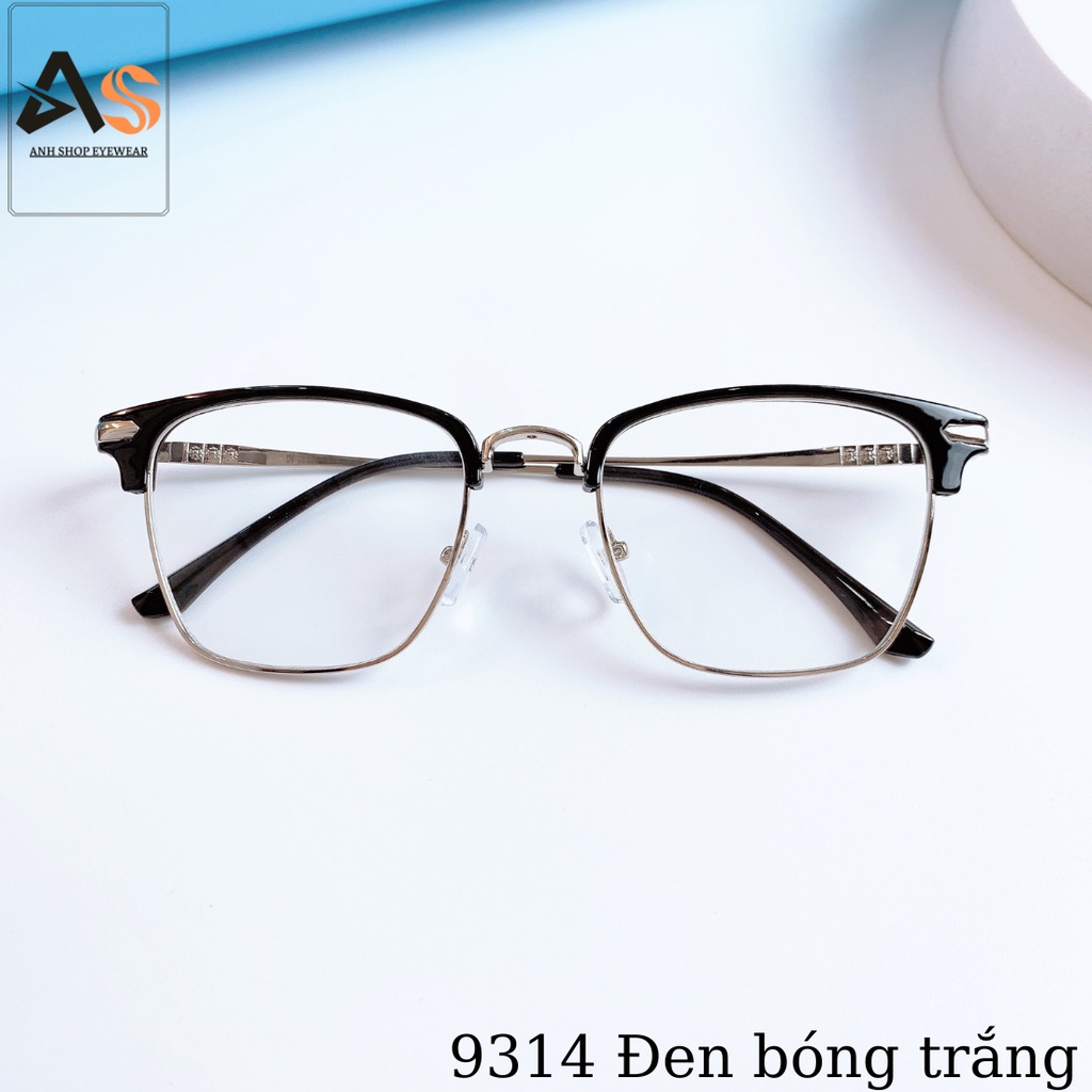 Gọng kính vuông nam nữ đeo sang trọng lịch lãm thời trang 9314A