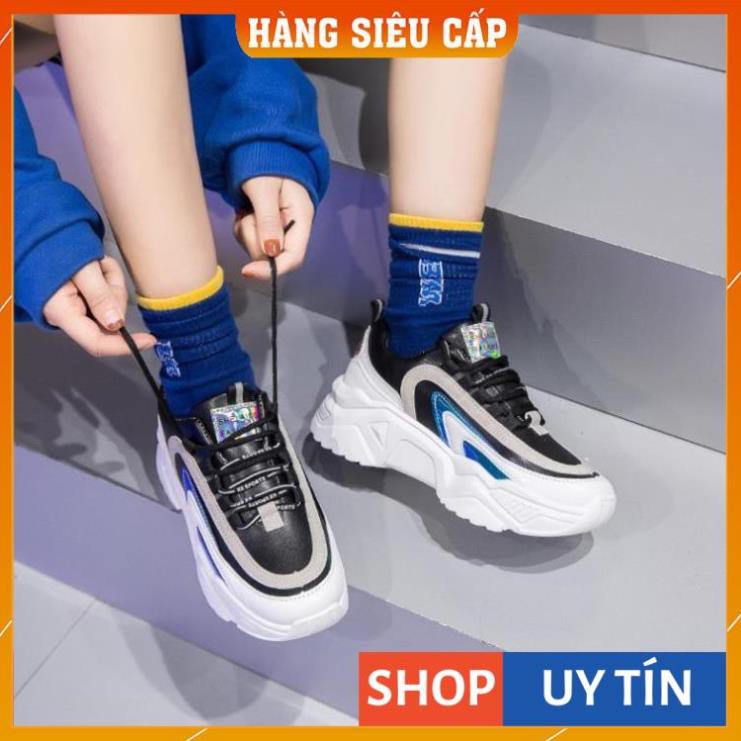 [ Hàng Loại 1 ] - Giày thể thao nữ Phản quang, Clunky Sneaker, 💥Phong cách Hàn Quốc 2020 mẫu mới😍 3 màu có sẵn (D203) | BigBuy360 - bigbuy360.vn