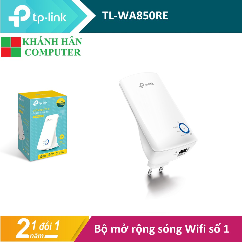 ■︎ Bộ mở rộng sóng Wi-Fi tốc độ 300Mbps TP-Link TL-WA850RE