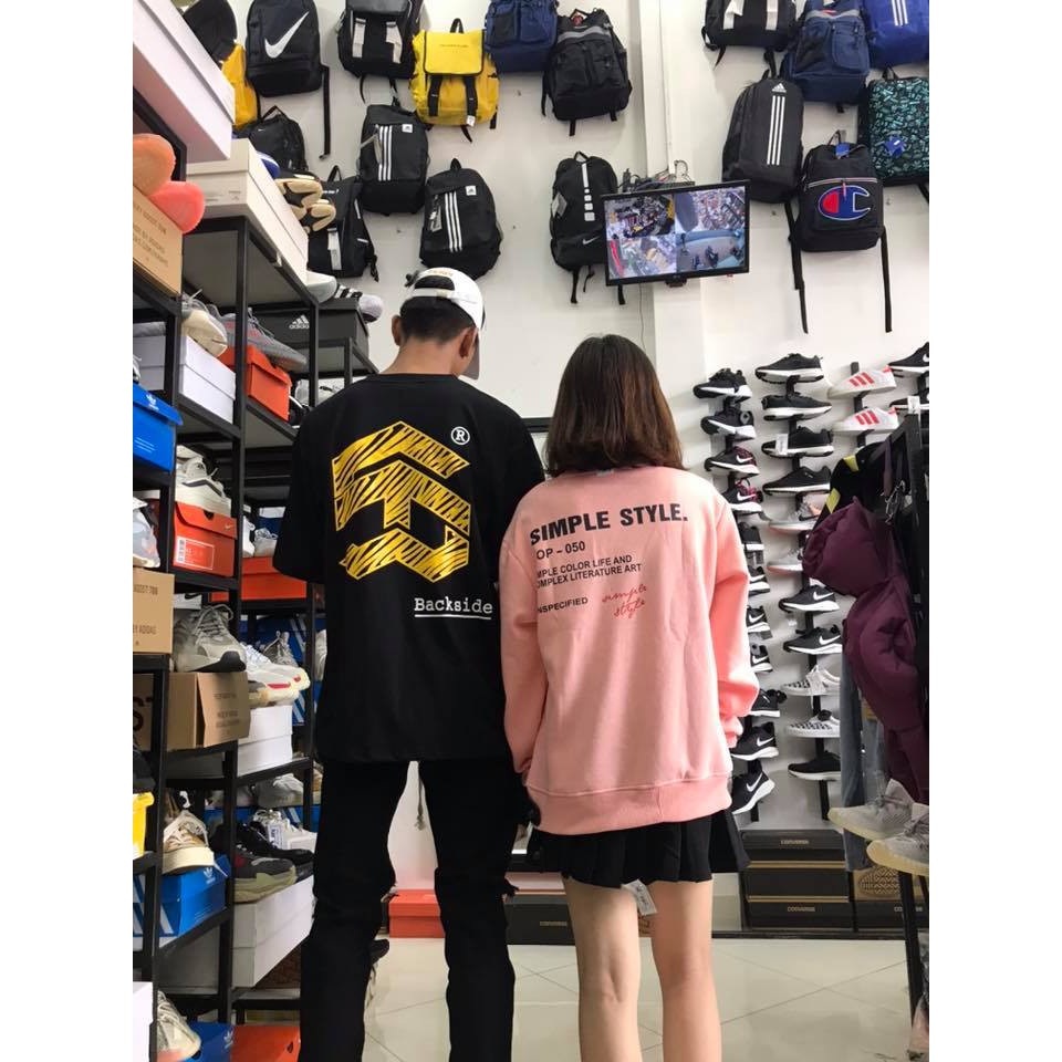 Áo sweater phong cách unsiex - kèm ảnh thật (gin store)