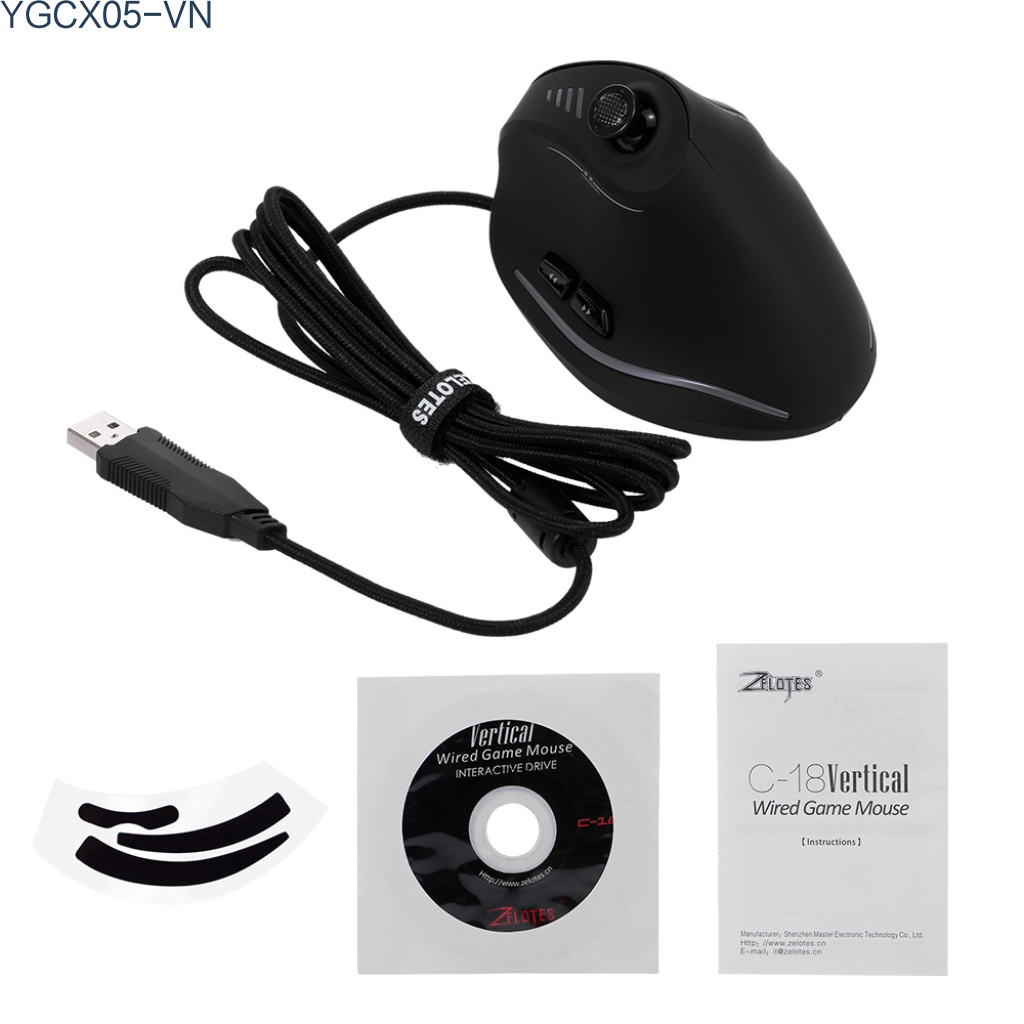 Chuột Gaming Zelotes C-18 11 Nút Bấm 10000dpi 128kb | BigBuy360 - bigbuy360.vn