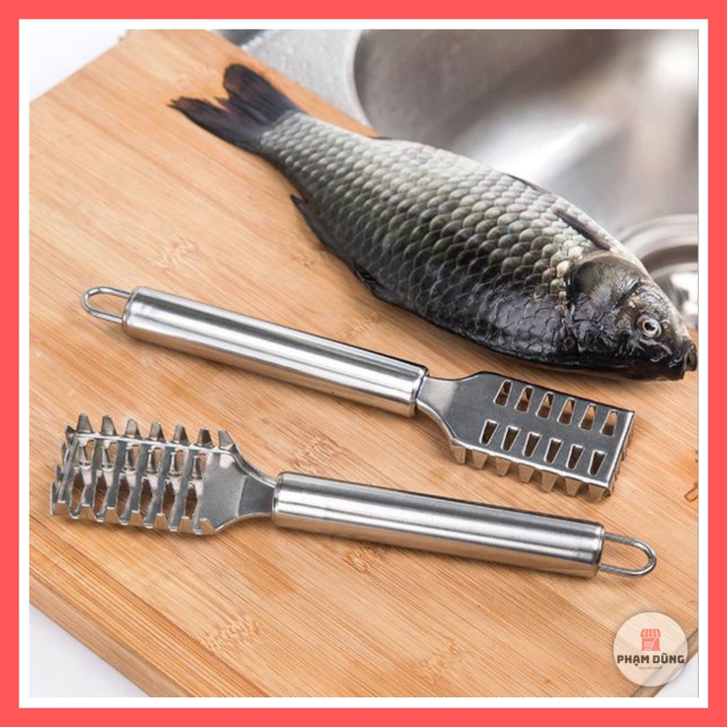 Dụng cụ đánh vảy cá chuyên dụng bằng inox cao cấp
