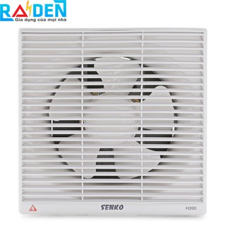 [Mã ELHA22 giảm 6% đơn 300K] Quạt hút tường 2 chiều 35W Senko H200 (Màu ngẫu nhiên)
