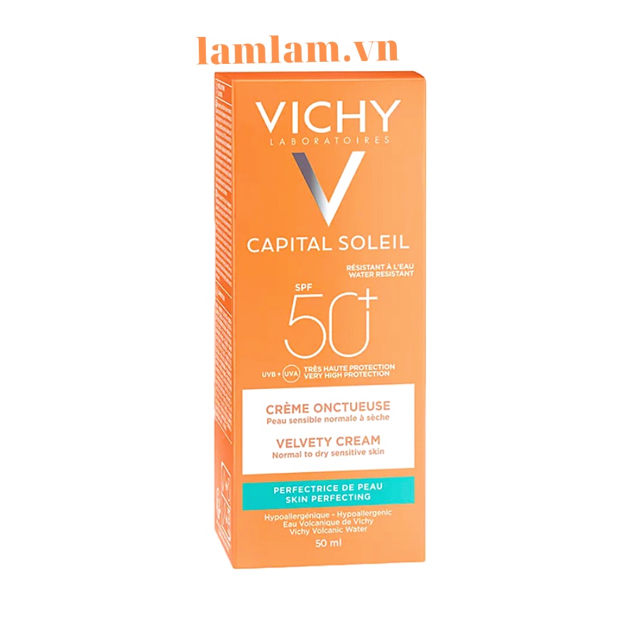 Kem chống nắng Vichy Laboratoires Capital Ideal Soleil SPF 50 - Pháp (chính hãng)