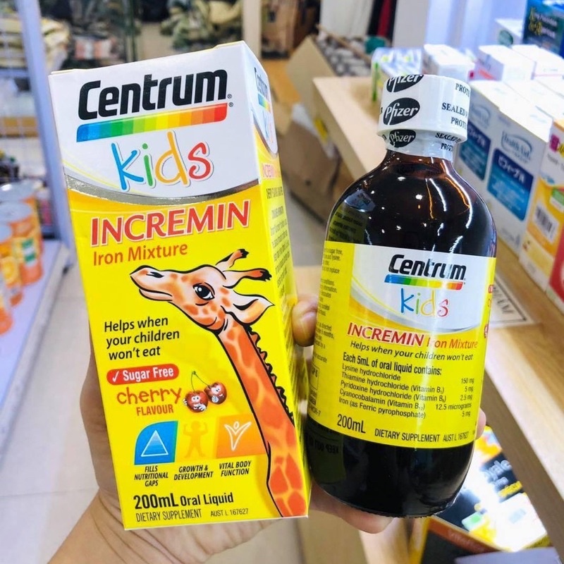 Siro Centrum kids cho trẻ biếng ăn