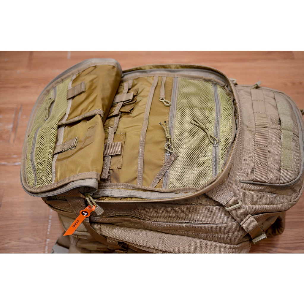 Balo chiến thuật Tactical 5.11 Rush 72 màu vàng FDE- Hình thực tế