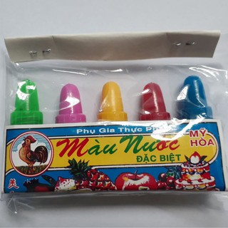 màu thực phẩm an toàn chai 5ml