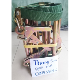 thang dây 5m gồm 2 móc lớn