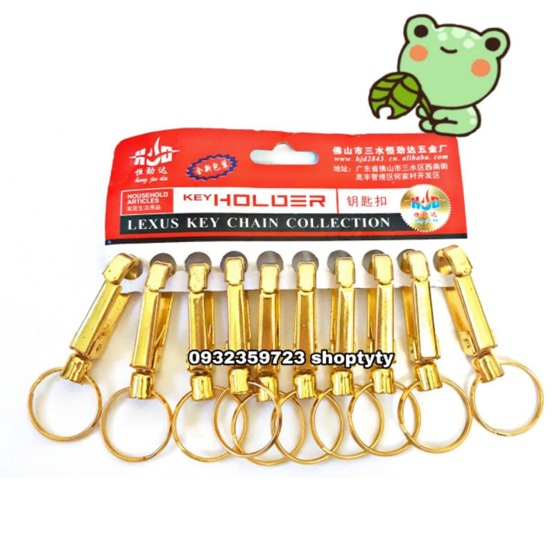 1 Vỉ 10 Cái Móc Khóa Sắt