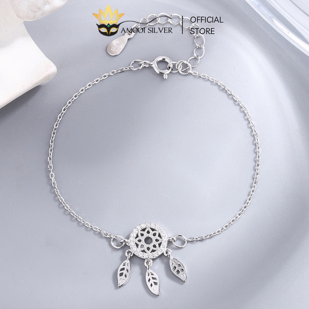 Lắc Tay Bạc Cao Cấp S925 Mẫu Dream Catcher Phong Cách Hàn Quốc - Amooi Silver AT26