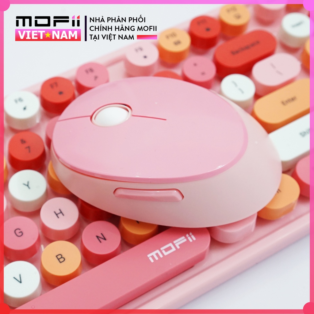 Combo Bàn Phím và Chuột Không Dây MOFII CANDY SWEET MIXED Chính Hãng tương thích cả WINDOWS VÀ MACOS