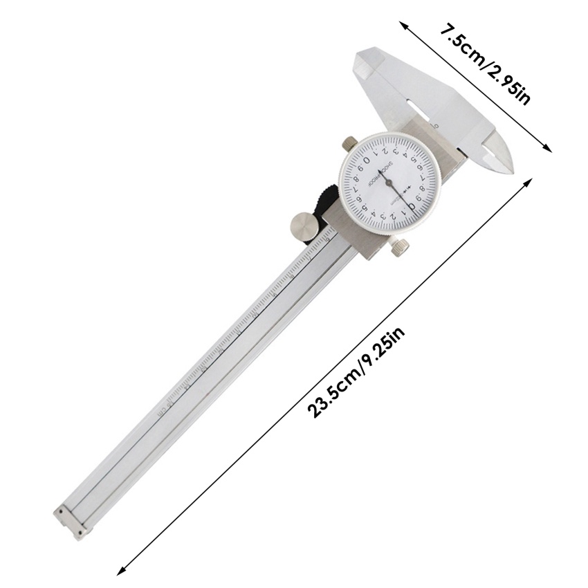 Thước Cặp Cân Bằng Hai Chiều Độ Chính Xác Cao 0-150mm / 0.02mm