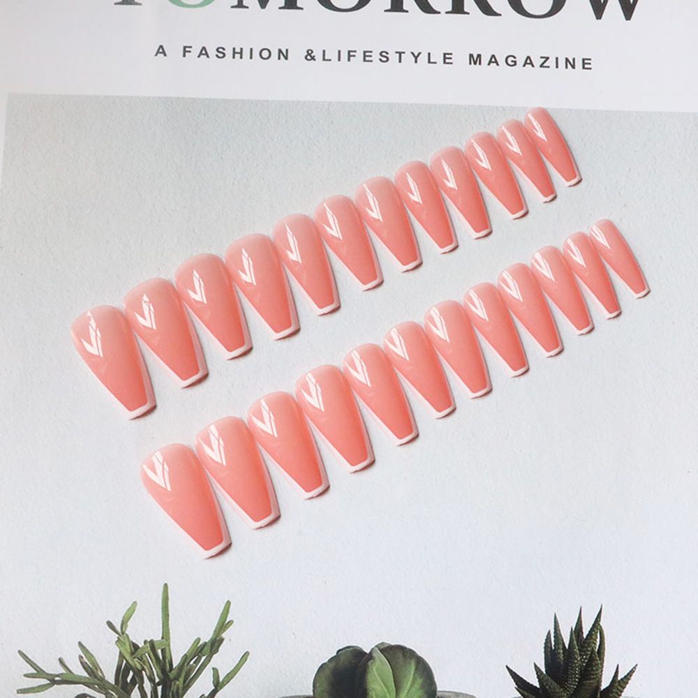 [Hàng mới về] Hộp 24 móng tay giả có thể tháo rời phong cách thời trang cho nữ