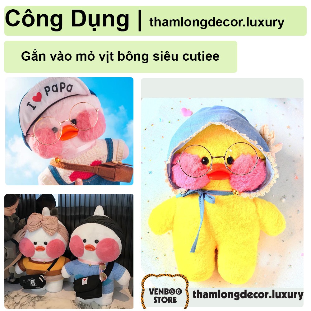 Mỏ vịt bông LaLaFanFan siêu cutee | Phụ kiện thú bông  gấu nhồi bông