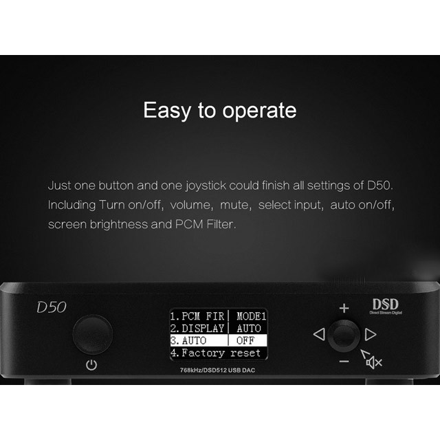 Bộ Giải Mã DAC Nghe Nhạc Lossness Bluetooth 5.0 Topping D50s - Hàng Chính Hãng