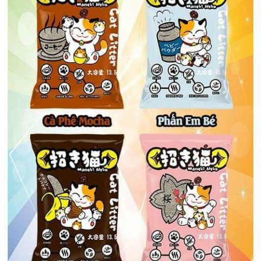 cát vệ sinh neko nhật bản sỉ SLL túi 5 lít