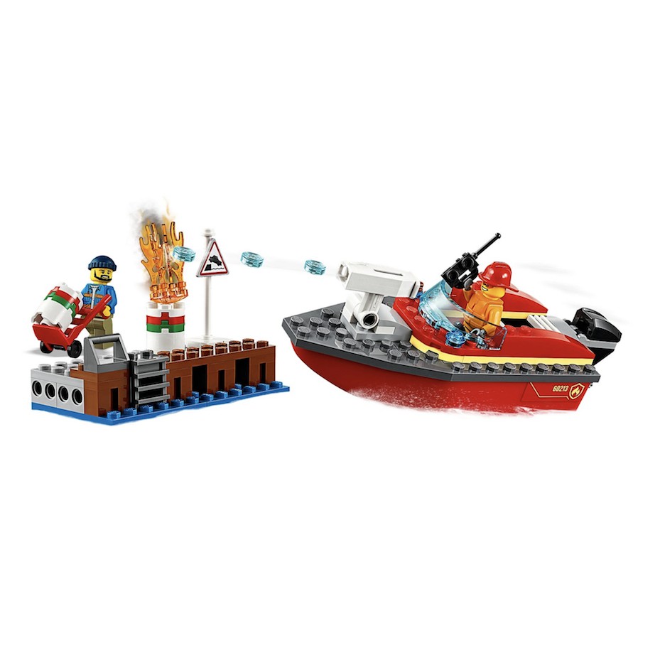 Lego HaHa - Lego City - Đội Cứu Hỏa Bến Tàu - 60213