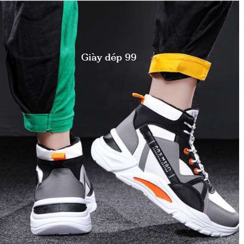Giày nam snearkers tăng chiều cao độn đế 5cm cao cổ kiểu dáng trẻ trung, cá tính, hot trend năm 2021 | BigBuy360 - bigbuy360.vn