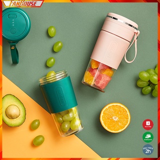 Máy xay sinh tố cầm tay mini đa năng 💢Fan House 💢 máy xay thịt đá Juicer 6 lưỡi dễ sử dụng dễ vệ sinh bảo hành 12T