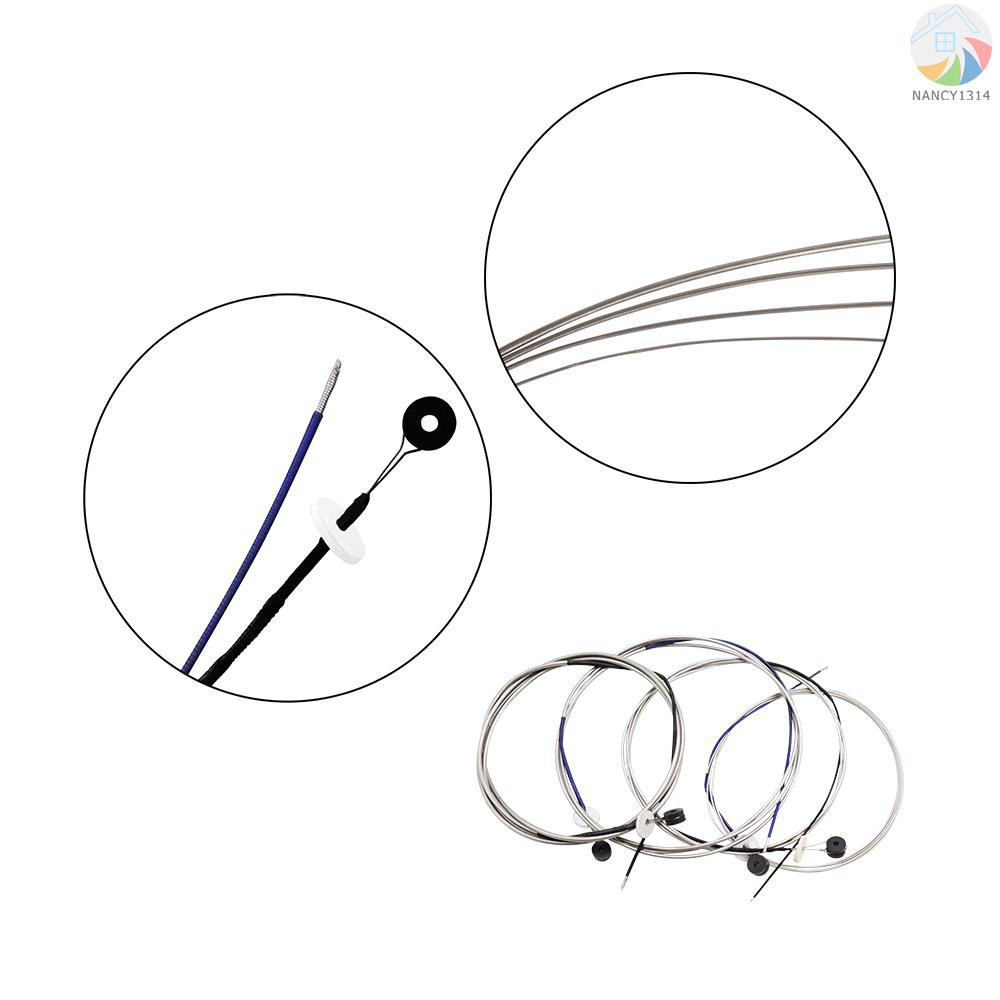 ♫Full Set (G-D-A-E) Double Bass String Strings Steel Core Nickel Chromium Wound Ball End