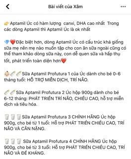 Sữa Aptamil đến từ nước Úc - Hàng Airline