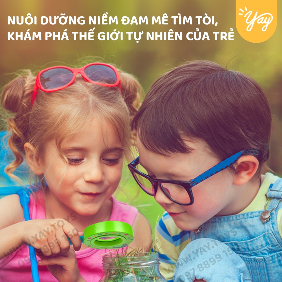 Đồ Chơi Kính Lúp Khám Phá Thế Giới cho bé 3+- Mideer