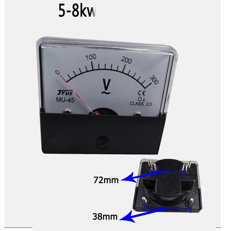 Đồng hồ đo điện áp AC soay chiều máy phát điện