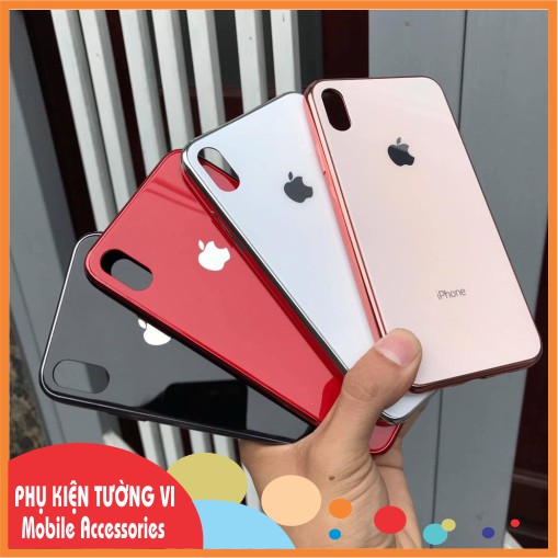 Ốp lưng mặt kính cao cấp cho các dòng iPhone từ 7 tới iPhone 13 Pro Max