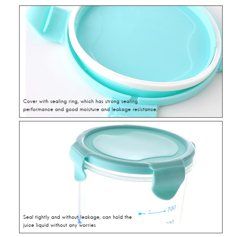 Hộp nhựa bảo quản thực phẩm dung tích 600-1500ml