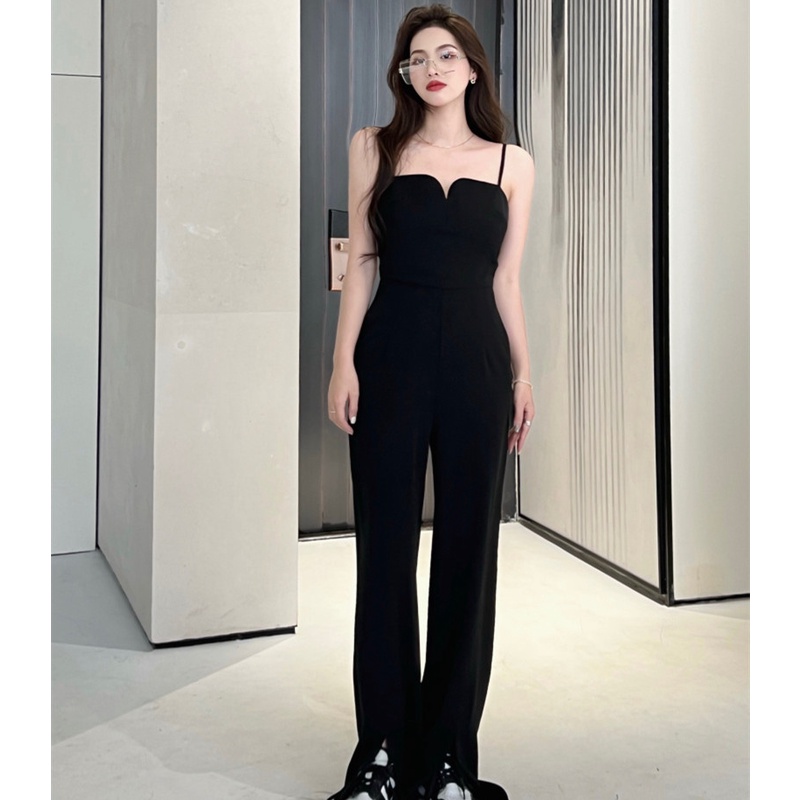 Jumpsuit Sát Nách Lưng Cao Thiết Kế Hợp Thời Trang Cho Phái Nữ