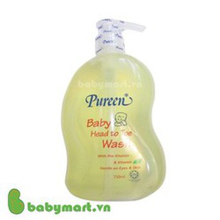 SỮA TẮM GỘI TOÀN THÂN PUREEN VÀNG BABY 750ML