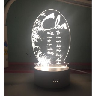 Đế đèn led 3D