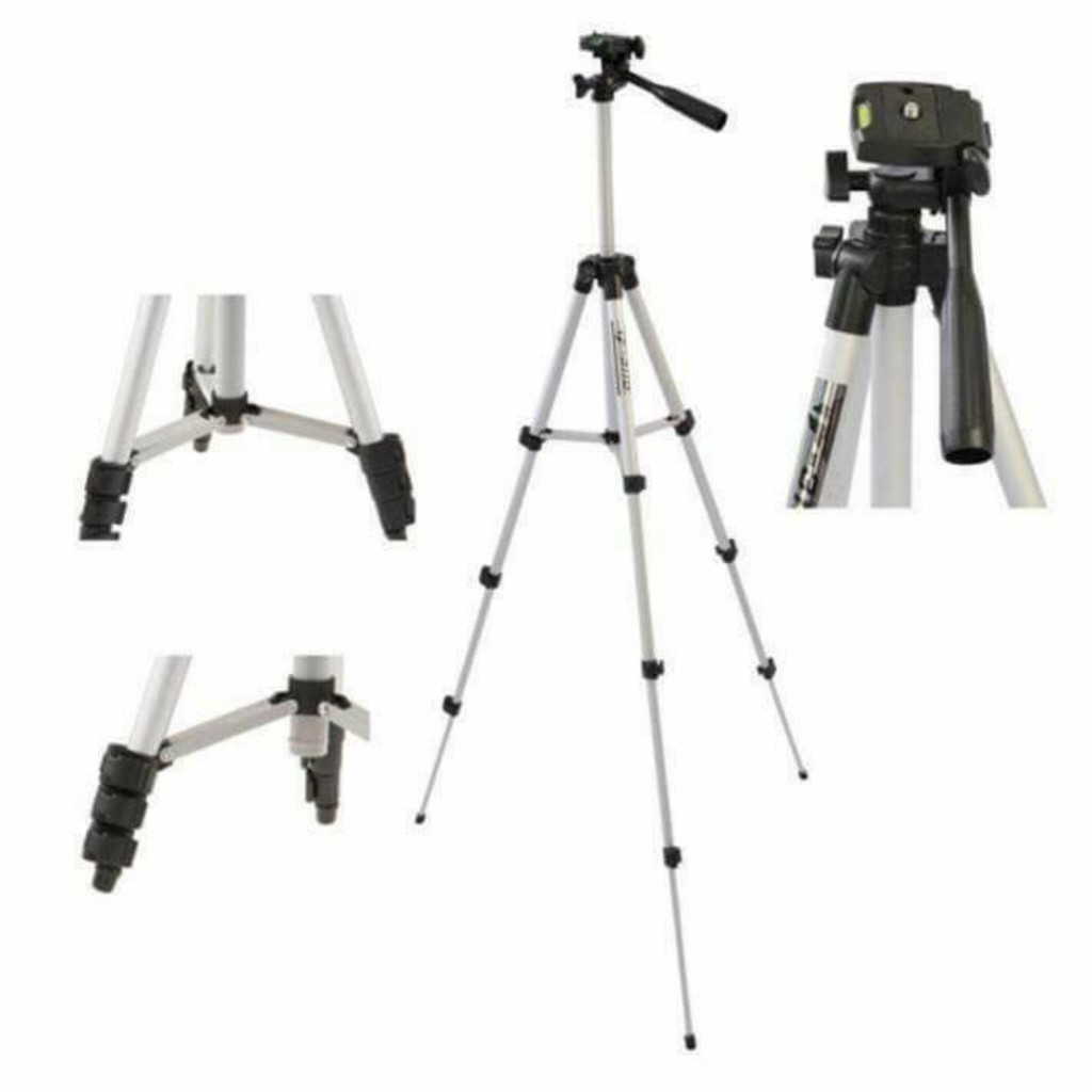 Gậy Tripod Chụp Ảnh Ba Chân Chống Rung, Tiện Lợi Bền Đẹp Khi Đi Du Lịch, Livestream