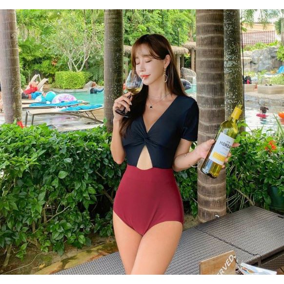 Bộ Đồ Bơi Có Tay 1 Mảnh - Bikini Áo Tắm Liền Thân Đẹp