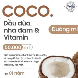 Coco Gel - Gel Dưỡng Mi, Mày