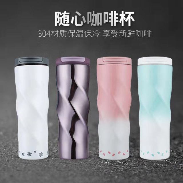 Ly giữ nhiệt stabuck dài inox 304 cao cấp