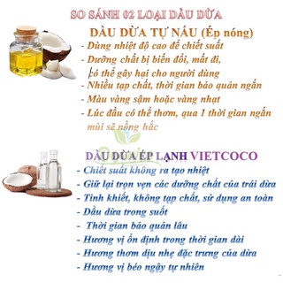 dầu dừa tinh khiết vietcoco 500ml