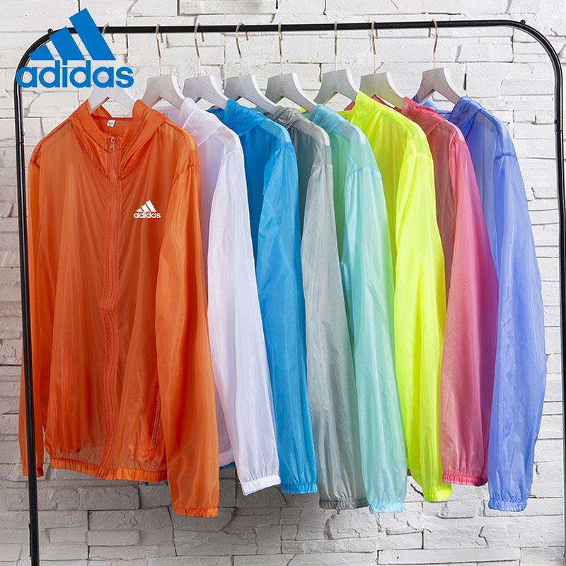 Áo Khoác Gió Adidas Siêu Nhẹ Chống Tia UV Chất Liệu Nhanh Khô Size M-3XL Thời Trang Cho Nam Và Nữ