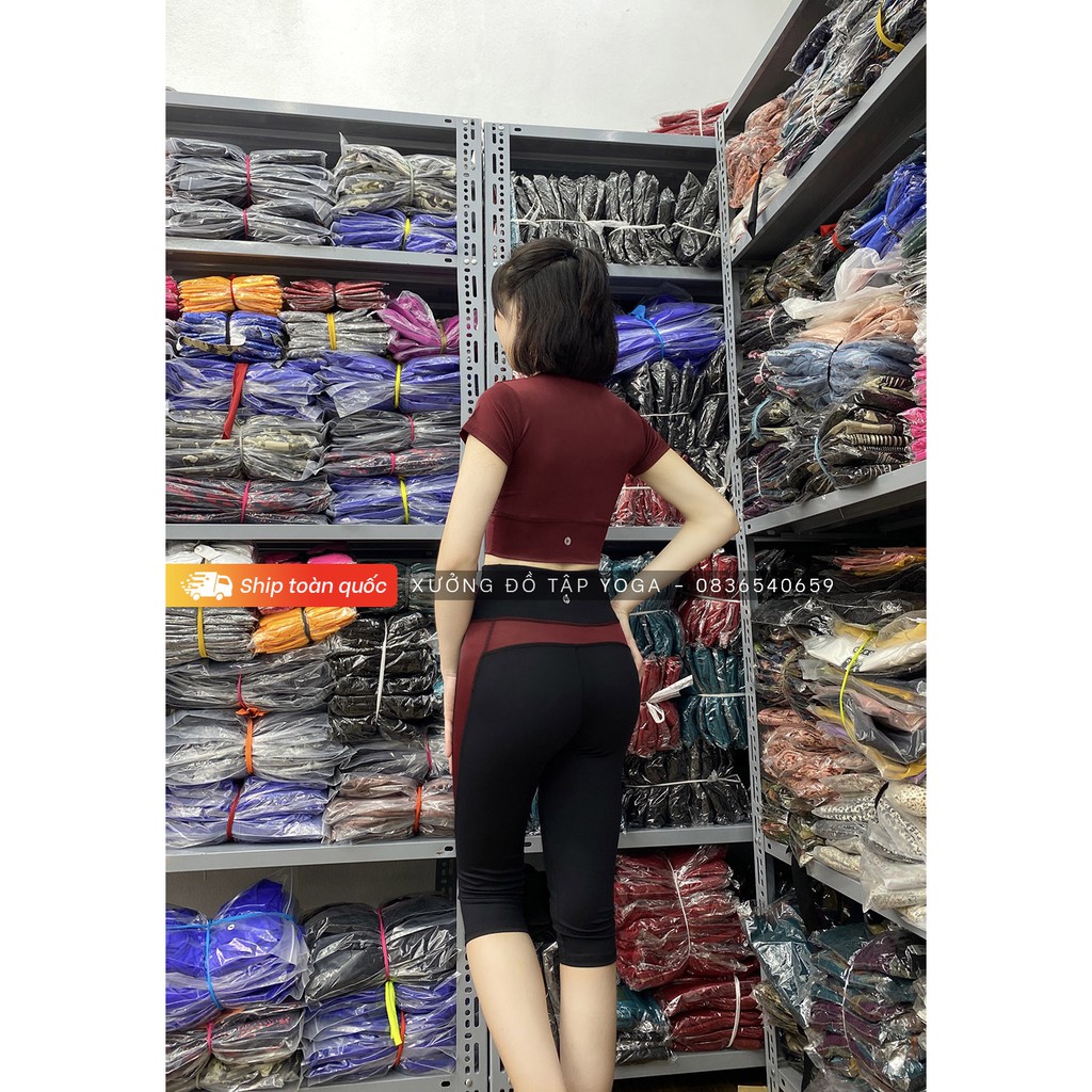 ✅ Cam Kết 100% Ảnh Tự Chụp - Mặc Là Mê ✅Bộ tập GYM nữ đa năng - Yoga nữ - Set tập lửng cộc tay