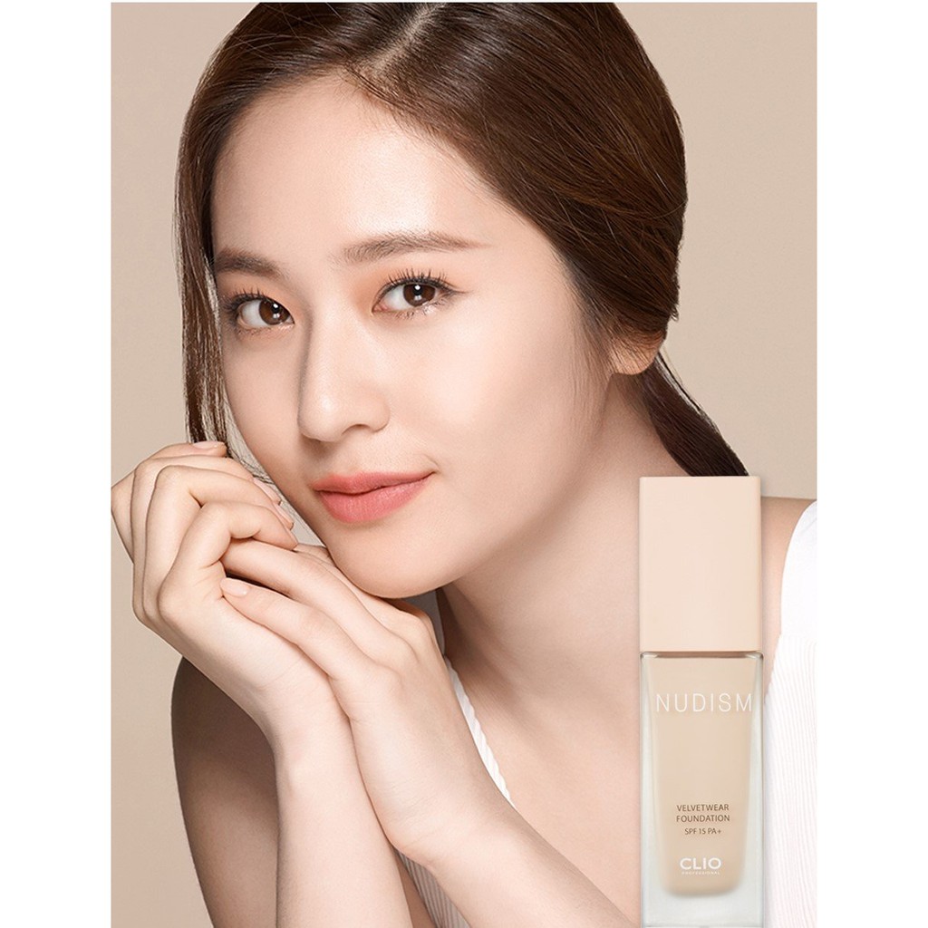 KEM NỀN CLIO NUDISM VELVETWEAR FOUNDATION SPF 15 PA+