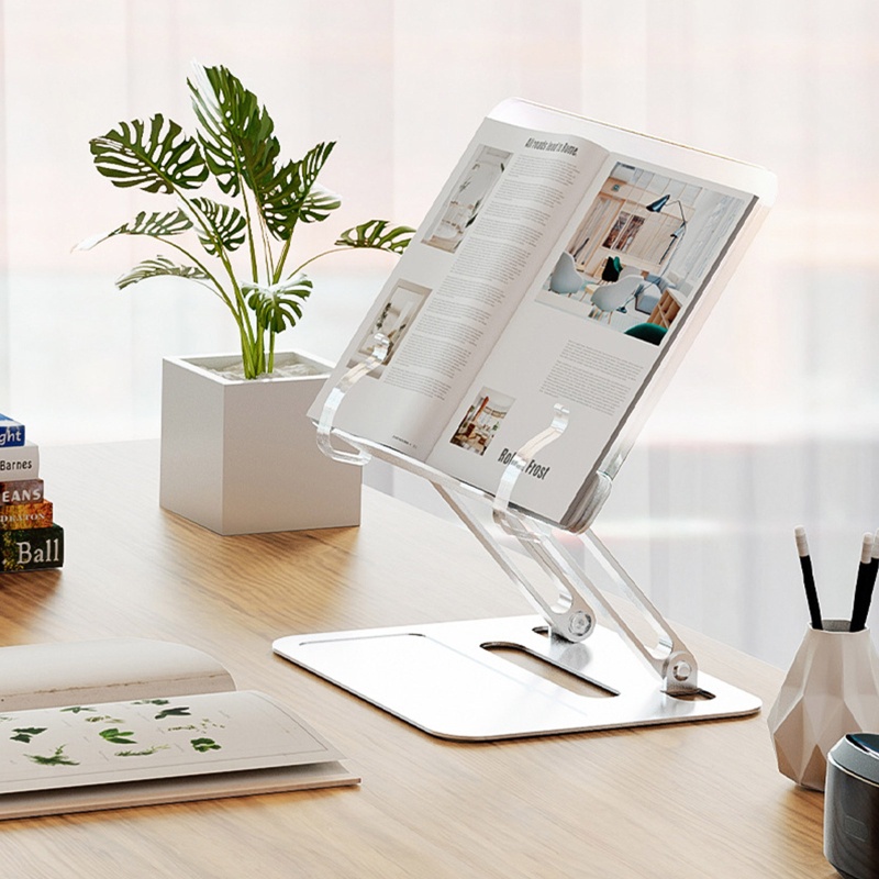 Giá Đỡ Đọc Sách / Máy Tính Bảng Bằng Hợp Kim Nhôm Đa Năng Tiện Dụng Cho Học Sinh
