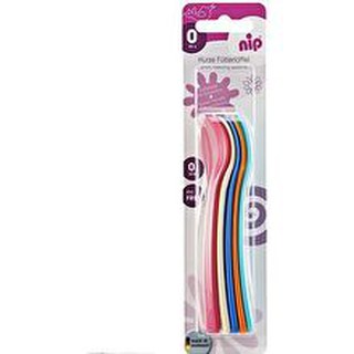 Set 5 thìa ăn dặm cán ngắn NIP Nhập khẩu Đức