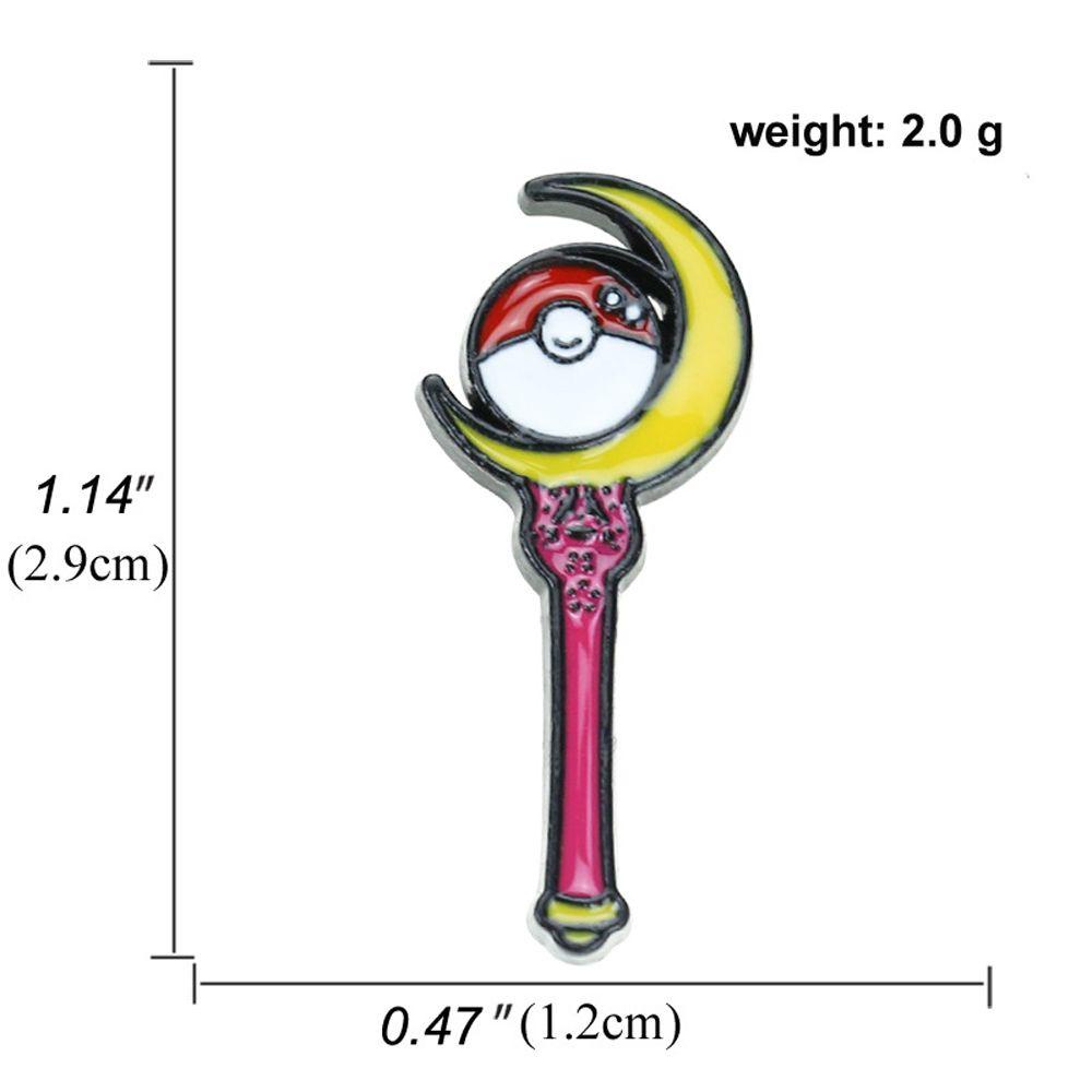 PRESTON Huy Hiệu Cài Áo Hình Quả Bóng Pokemon Hoạt Hình